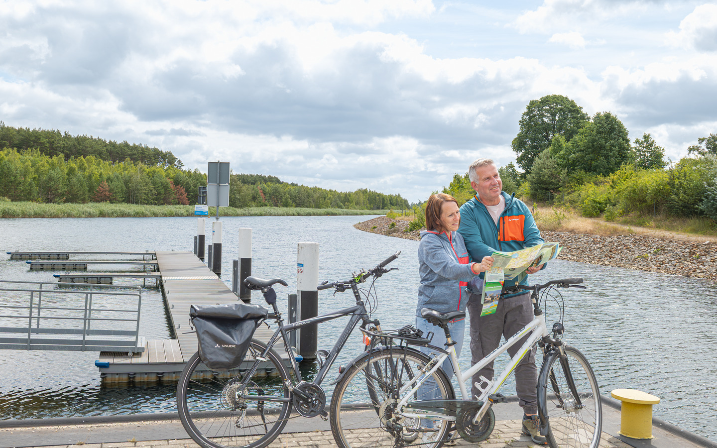 Fahrradausflug zur Schleuse im Koschener Kanal, Foto: Rico Schwarze - Glücksfoto GbR